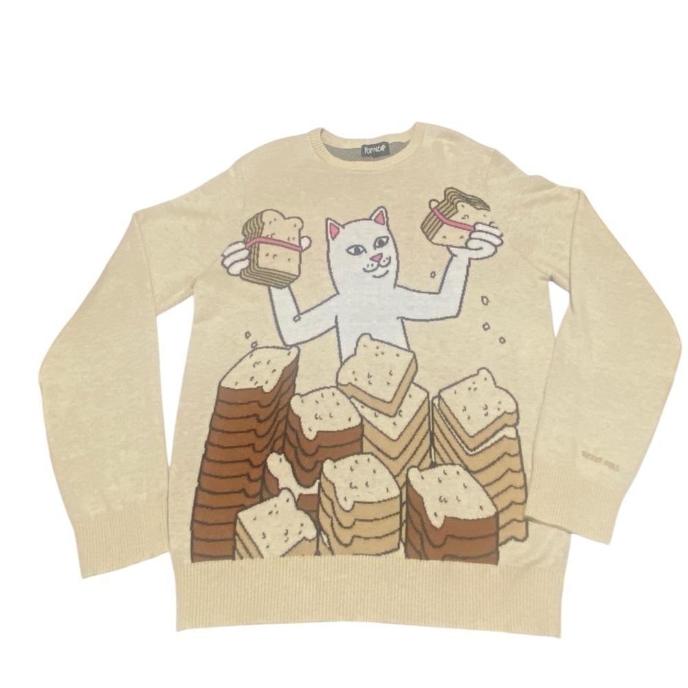 RIPNDIP Get Bread Natural Sweater - Picture 8 of 11